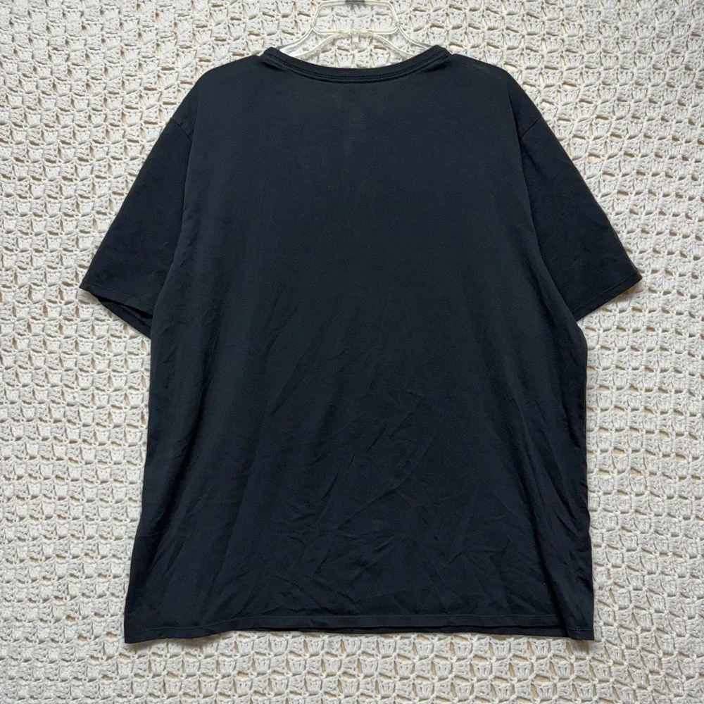 Jordan Dri-Fit T-Shirt Mens 2XL Black Become Legend White Graphic Crew Neck